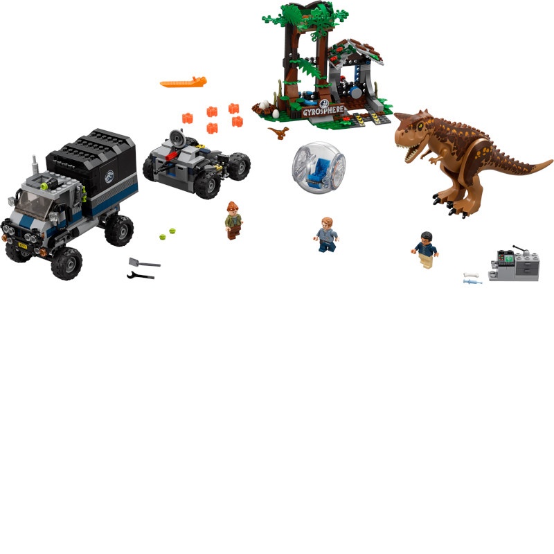 principal dignidad calor Lego Jurassic World Carnotaurus Gyrosphere Escape 75929